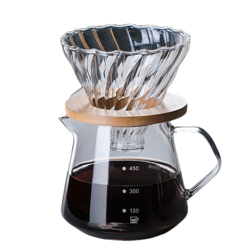 Drip Coffee Filter Set, 300ml Coffee Pot+Small 01 Filter